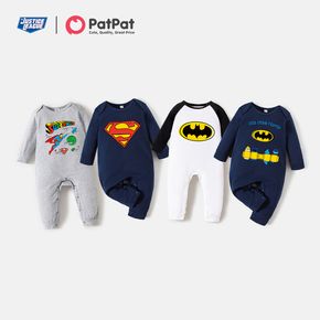 Justice League Baby Boy /Girl Superman Batman 100% Cotton  Jumpsuit