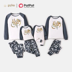 Harry Potter HP Colorblock  Family Matching Top And Pants Pajamas Sets