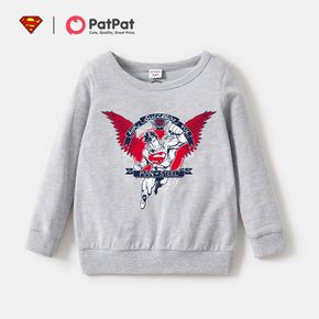 Superman Toddler Boy 100% Cotton 'MAN of STEEL' Pullover Sweatshirt