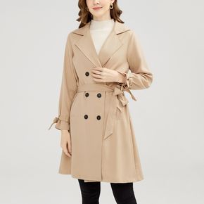 Manteau Trench-coat Longueur Moyenne Glamour