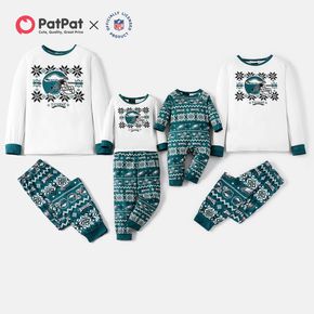 Nfl Family Matching Eagles Pyjama-Oberteil und Allover-Hose