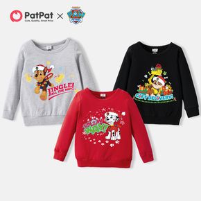 PAW Patrol Toddler Boy/Girl 100% Cotton Christmas Pullover Sweatshirt