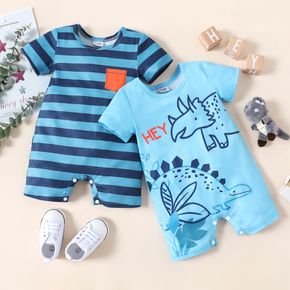 Baby casual Stripes&Animal&Dinosaur Rompers & Bodysuits