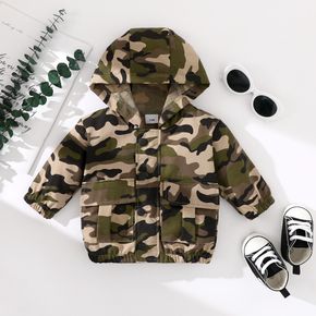 jaqueta de manga comprida camuflagem bebê menino