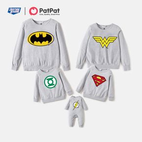 Justice League Family Matching Super Heroes Logo Cotton Sweatshirts