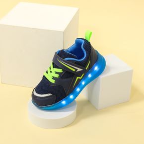 Toddler / Kid Lightning Sign Mesh Panel LED Light Up Sneakers