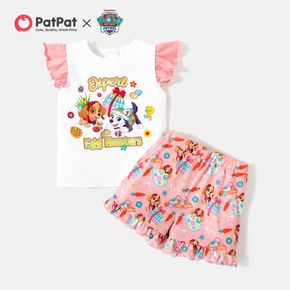 PAW Patrol 2-piece Toddler Girl Easter Cotton Tee and Shorts Set