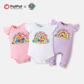 PAW Patrol Little Girl Rainbow and Egg Easter Cotton Bodysuit/Jumpsuit