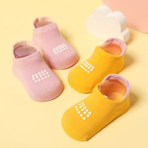 Baby / Toddler Two Tone Colorblock Non-slip Glue Grip Socks