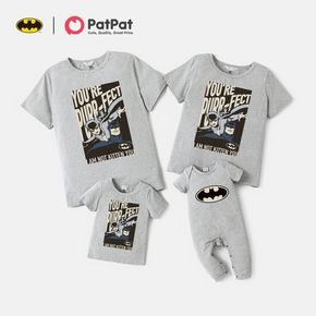 Batman Family Matching Graphic Grey Cotton Tees
