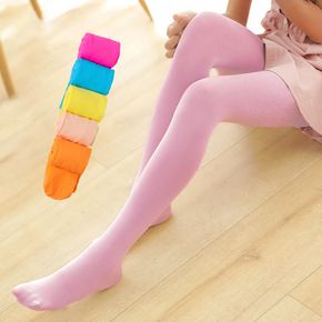 Kid Girl Solid color Elasticized Tight Leggings & Tights