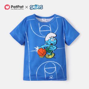 smurfs kid boy t-shirt sportiva a maniche corte