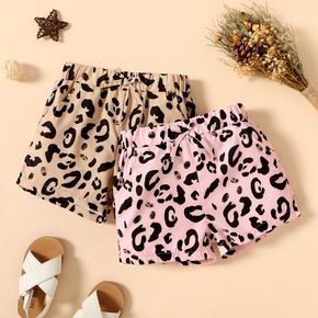 Toddler Girl Leopard Print Casual Shorts