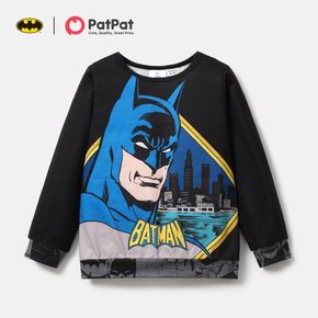 Batman Kid Boy Big Graphic Casual Pullover Sweatshirt