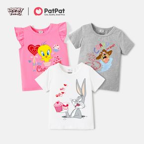 Looney Tunes Toddler Boy/Girl Heart Print Cotton Tee
