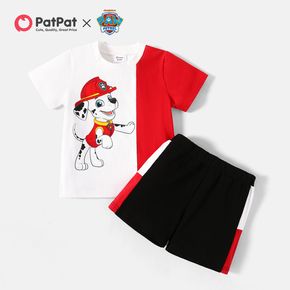 PAW Patrol 2-piece Toddler Boy Colorblock Cotton Tee and Shorts Set