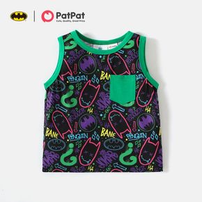 Batman-Kleinkindjungenbriefdrucktaschen-Entwurfs-Trägershirt