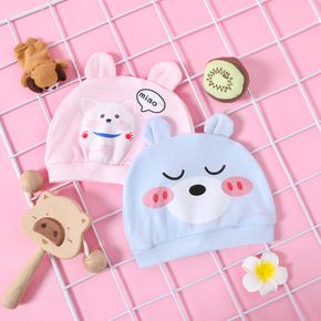 100% Cotton Baby Cute Cartoon Dual Ears Hat