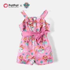 PAW Patrol Toddler Girl Front Buttons Easter Tank Jumpsuit