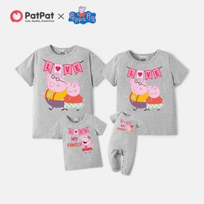 Peppa Pig Family Matching Family Love Cotton Tees