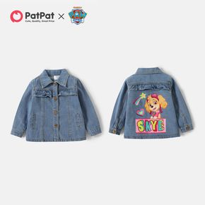 PAW Patrol Toddler Girl Skye Rainbow Denim Jacket