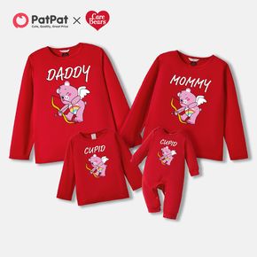 Care Bears Family Matching Cupid Red Tees and Jumpsuit