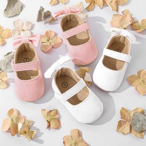 Baby-/Kleinkind-Rückenschleife-Dekor weiche Sohle rutschfeste Prewalker-Schuhe