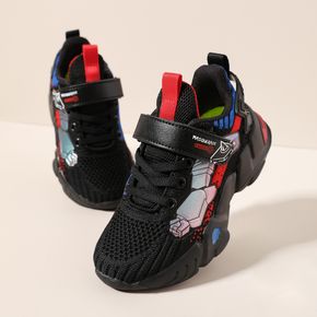 Toddler / Kid Color Block Breathable Flying Woven Sneakers