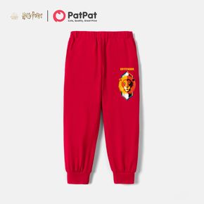 Harry Potter Toddler Boy/Girl 100% Cotton Letter Lion Print Red Pants