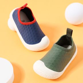 Toddler / Kid Honeycomb Textured Breathable Slip-on Soft Sole Sneakers