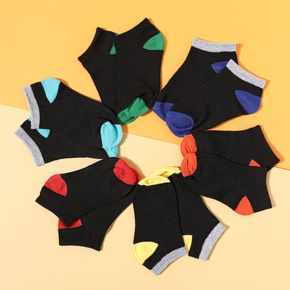 6-pack Toddler / Kid Color Block Socks