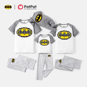 Batman Family Matching Raglan-sleeve Graphic Striped Pajamas Sets (Flame Resistant)