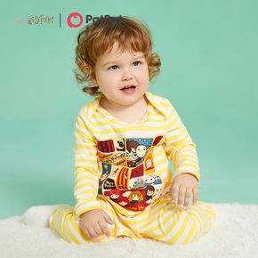 Harry Potter Baby Boy/Girl 100% Cotton Stripe and Grphic Jumpsuit