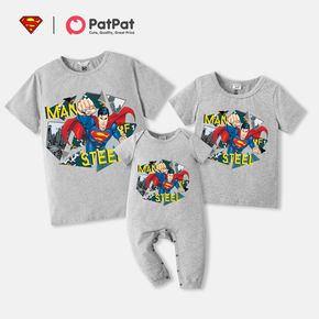 Superman Daddy and Me "Man of Steel" Baumwoll-T-Shirt und Overall