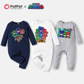 PJ Masks Baby Boy/Girl Graphic Long-sleeve Jumpsuit