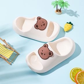 Toddler / Kid Cartoon Cute Bear Pattern White Slippers