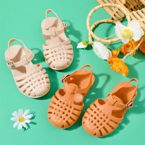 Toddler / Kid Solid Round Toe Gladiator Sandals