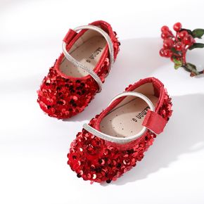 Toddler / Kid Allover Sequin Red Sandals
