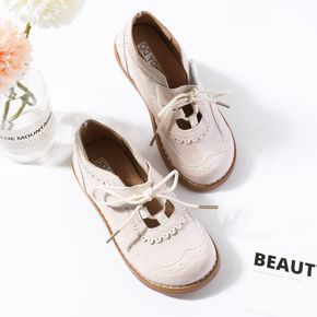 Toddler / Kid Wavy Trim Lace Up Flats