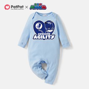 PJ Masks Baby Boy/Girl Cotton Long-sleeve Graphic Jumpsuit