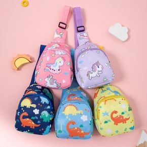 Toddler / Kid Unicorn Dinosaur Pattern Chest Bag Sling Bag