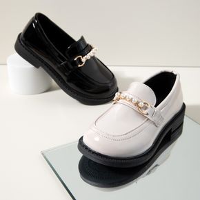 Toddler / Kid Faux Pearl Decor Slip-on Loafer
