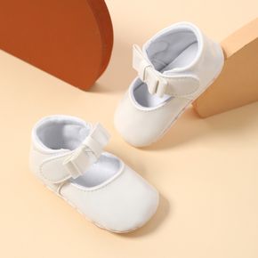 Baby / Toddler Bow Decor White Prewalker Shoes