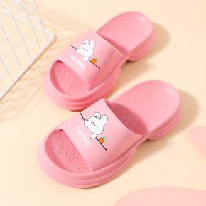 Cute Bunny Rabbit Pattern Cloud Slippers Soft  Comfortable Non-slip Home Slippers Casual Unisex Thick Sole