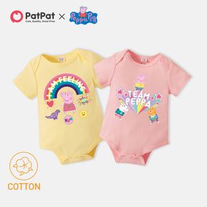 Peppa Pig Baby Mädchen Kurzarm-Strampler aus 100 % Baumwolle
