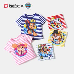 Paw Patrol Kleinkind Junge/Mädchen Welpe und Streifen T-Shirt