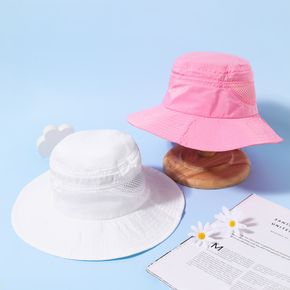 Baby / Toddler Solid Breathable Visor Bucket Hat