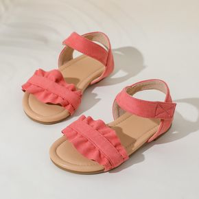 Toddler / Kid Ruffled Solid Sandals