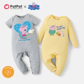 Peppa Pig Baby Boy First Father's Day Cotton Jumpsuit