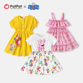 Peppa Pig Toddler Girl Short-sleeve/ Flounce Tank /Ruffled Dress